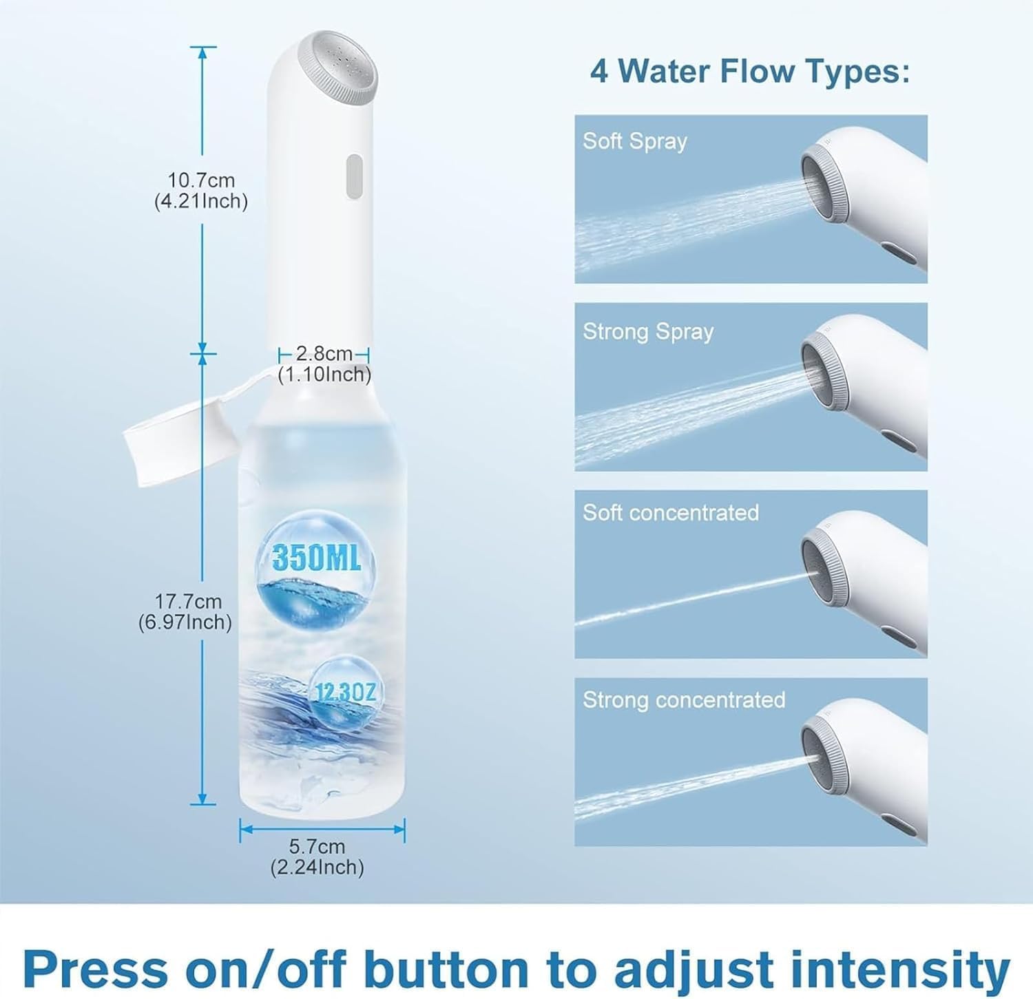 شطاف سفر كهربائي متنقل فاخر - 4 أوضاع رش 🌟 نظافة مثالية للسفر والطائرات والقطفر والطائرات والقطار والتخييم والمغامرات 🧳 توصيل سريع مجاني وعروض خاصة!