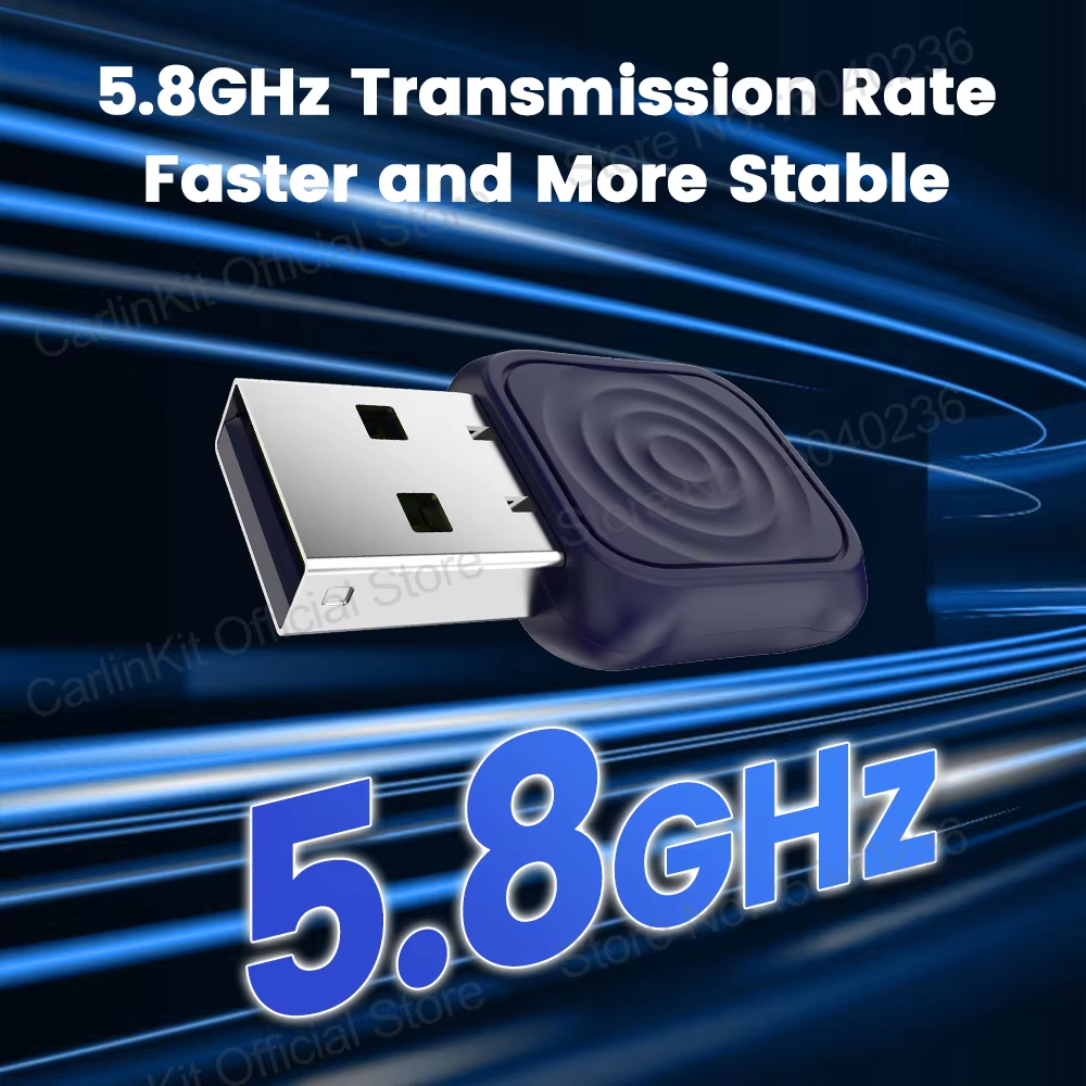  في 1 CarlinKit 5.0 Ultra Wireless CarPlay Android Auto Adapter 2026 جديد 5G Wifi صندوق لاسلكي للسيارة مع CarPlay IOS26 السلكية
