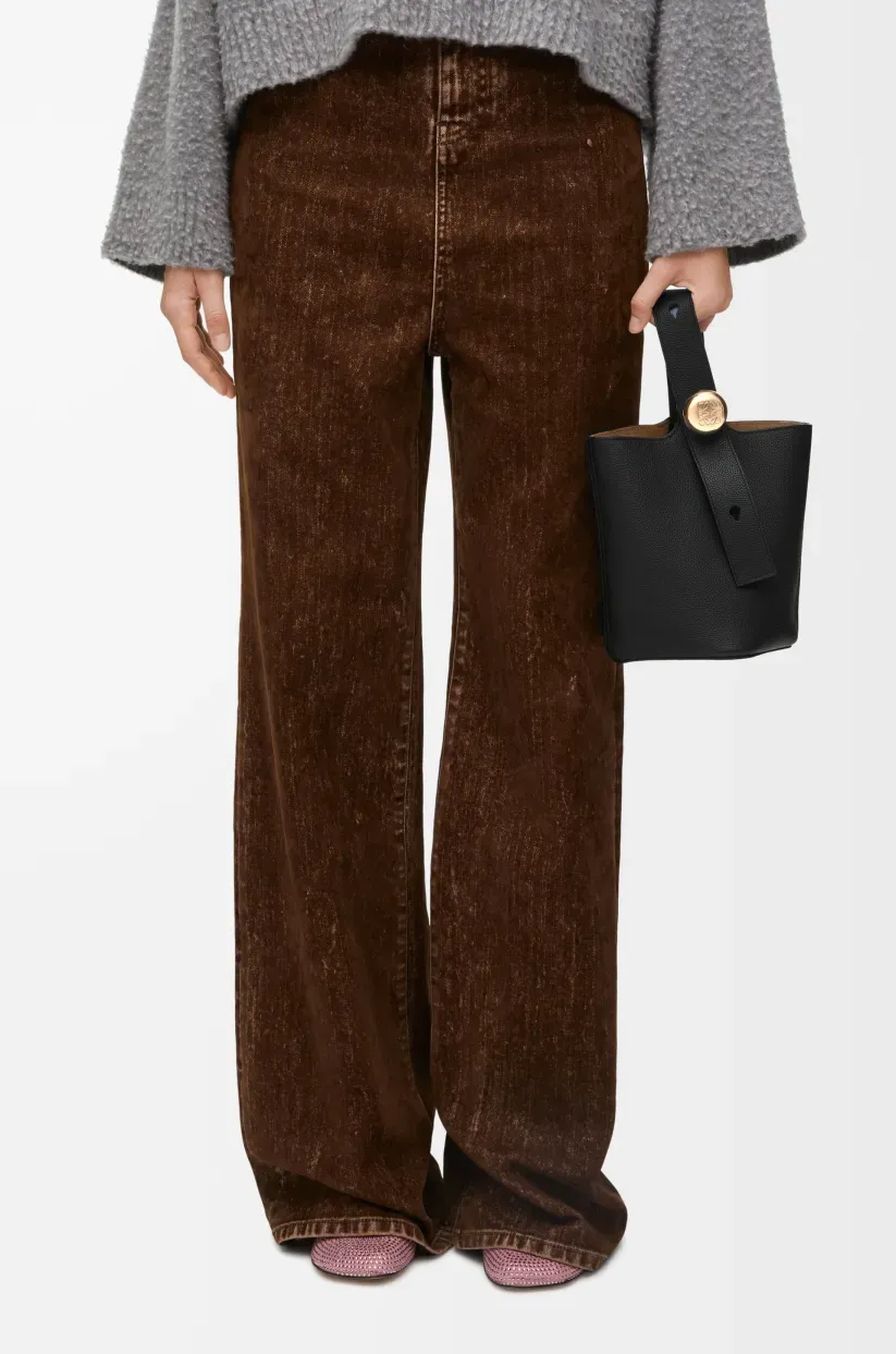 ペブル バケットバッグ ミニ（スムースカーフ）