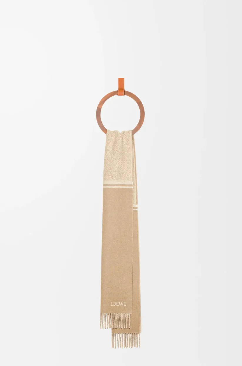 Loewe スカーフ（ウール&カシミヤ）