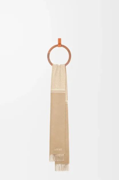 Loewe スカーフ（ウール&カシミヤ）