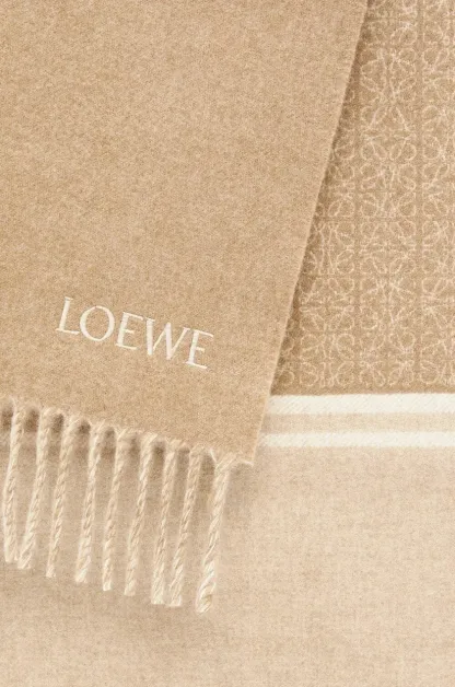 Loewe スカーフ（ウール&カシミヤ）