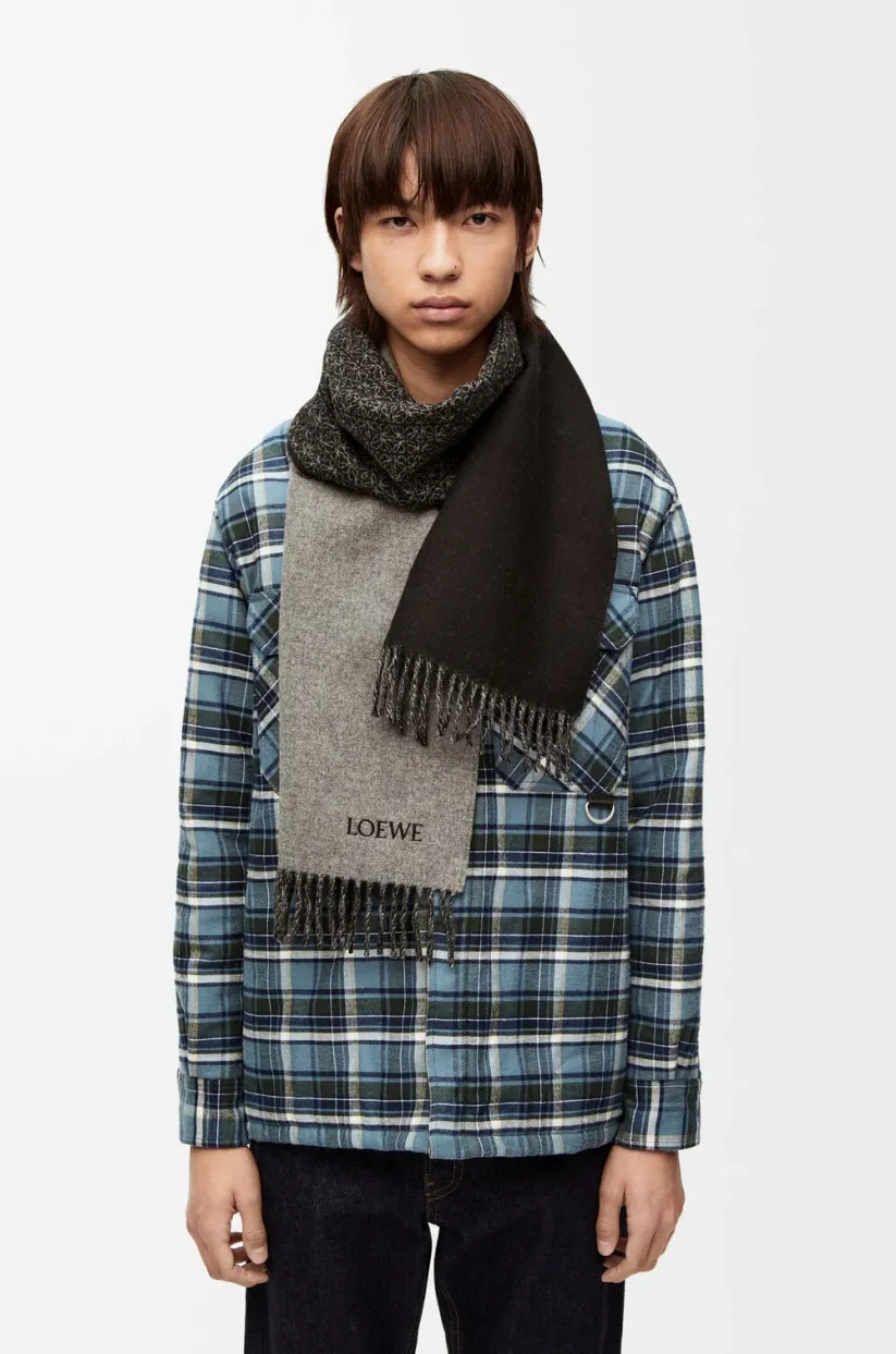 Loewe スカーフ（ウール&カシミヤ）