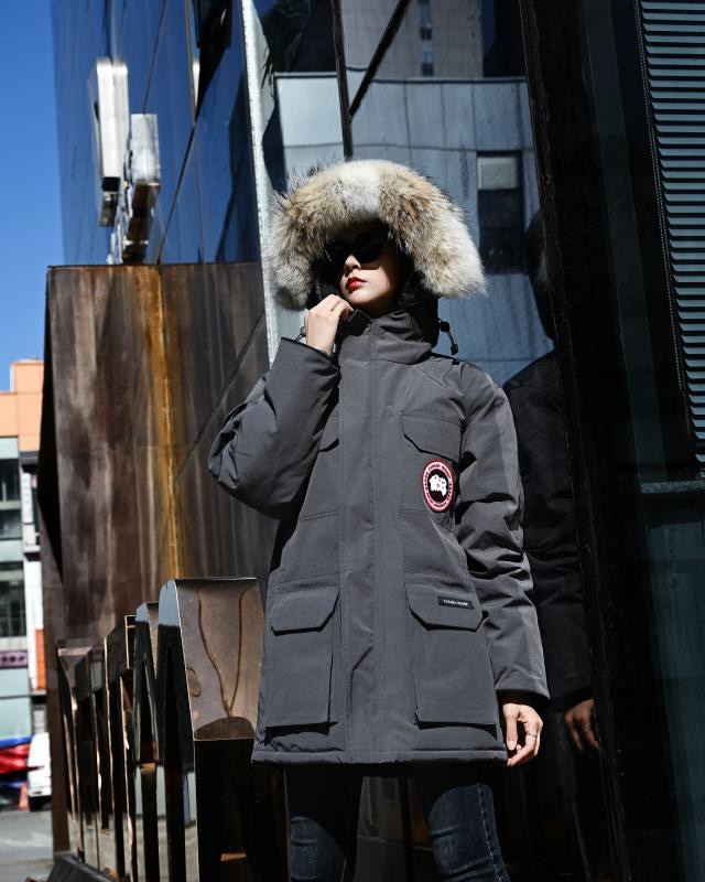 Canada Goose カナダグース 人気モデル08 ホワイトダックダウン ダウンジャケット ユニセックスグラファイトグレー