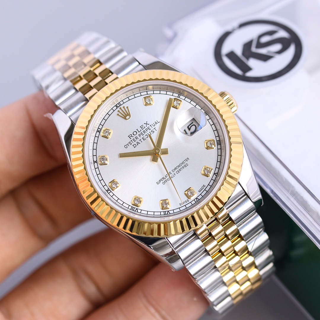 NEW 2024 ロレックス デイトジャスト 36mm 126233 マザーオブパール ダイヤモンドダイヤルRolex