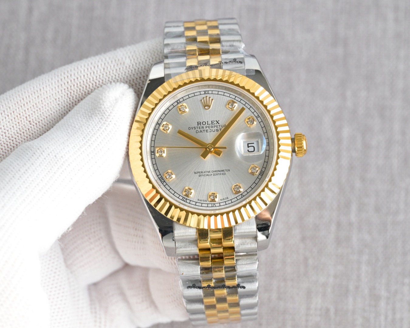 NEW 2024 ロレックス デイトジャスト 36mm 126233 マザーオブパール ダイヤモンドダイヤルRolex