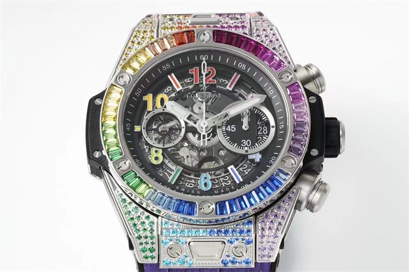 ウブロビッグバン ウニコ チタニウム レインボー 441.NX.1117.LR.0999