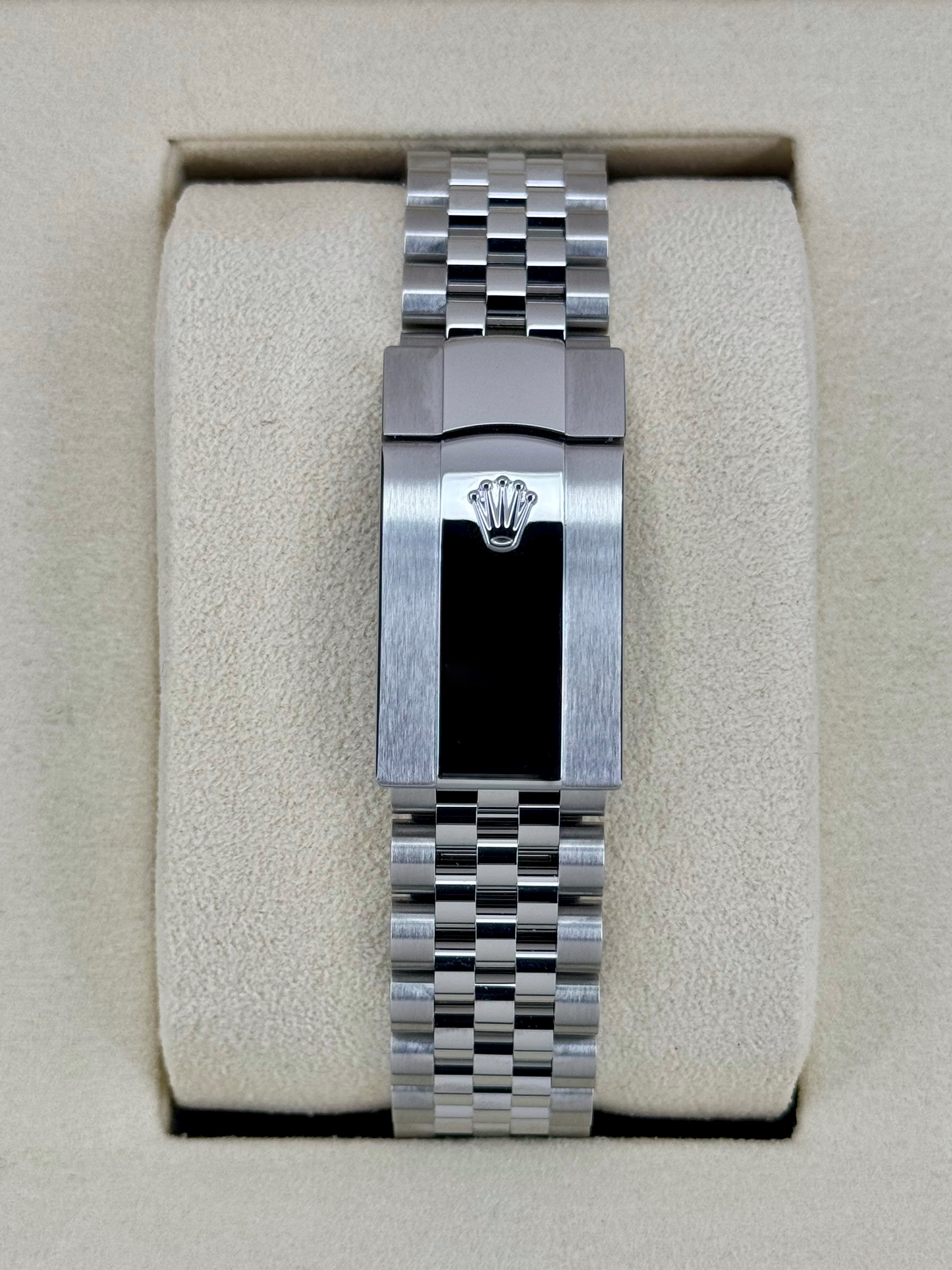 NEW 2025ロレックスデイトジャスト41ミリメートル126334ステンレススチールジュビリーブルーダイヤモンドダイヤル