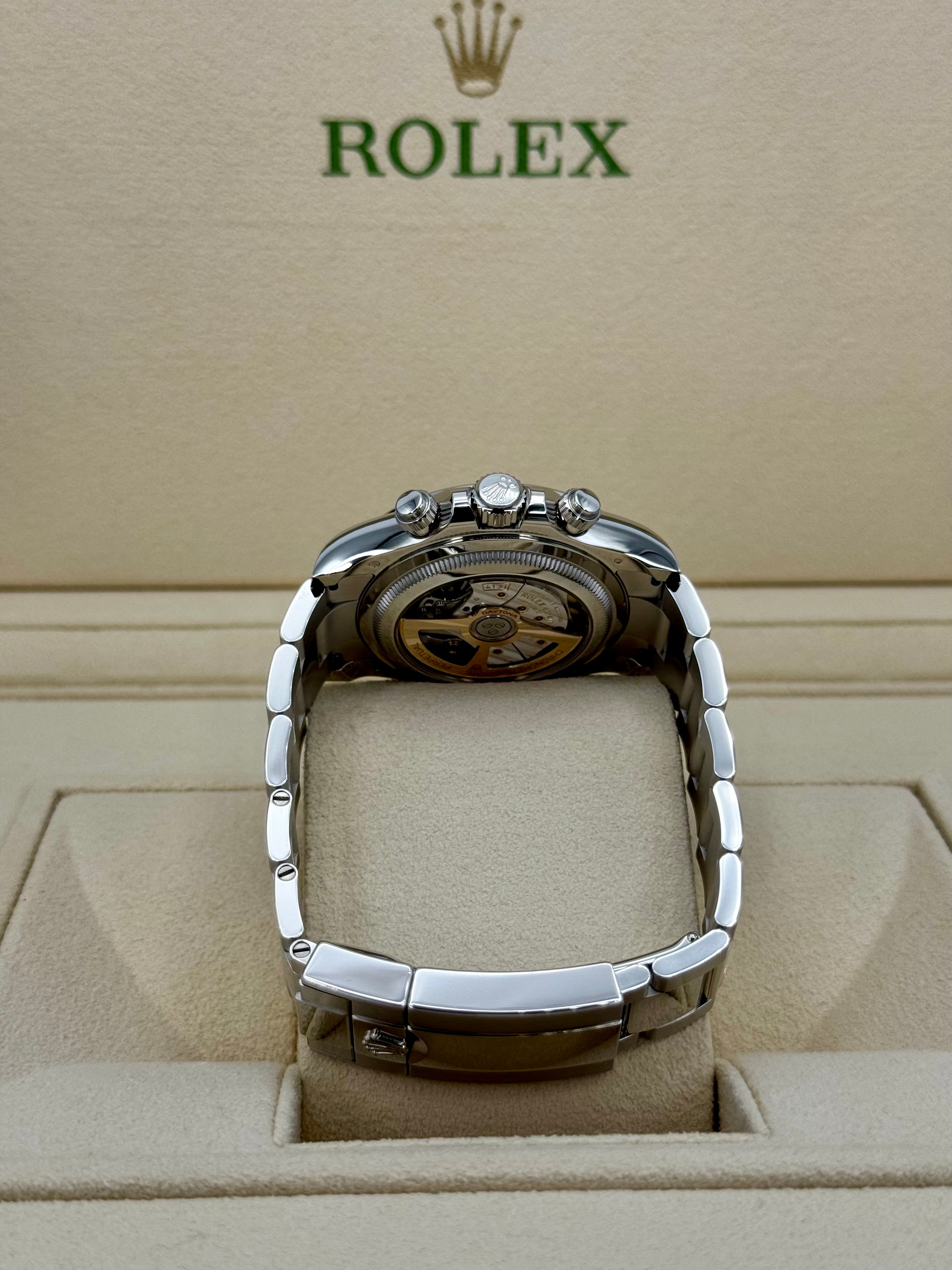 NEWロレックスデイトナ40mm126506プラチナアイスブルーダイヤモンドバゲットダイヤル