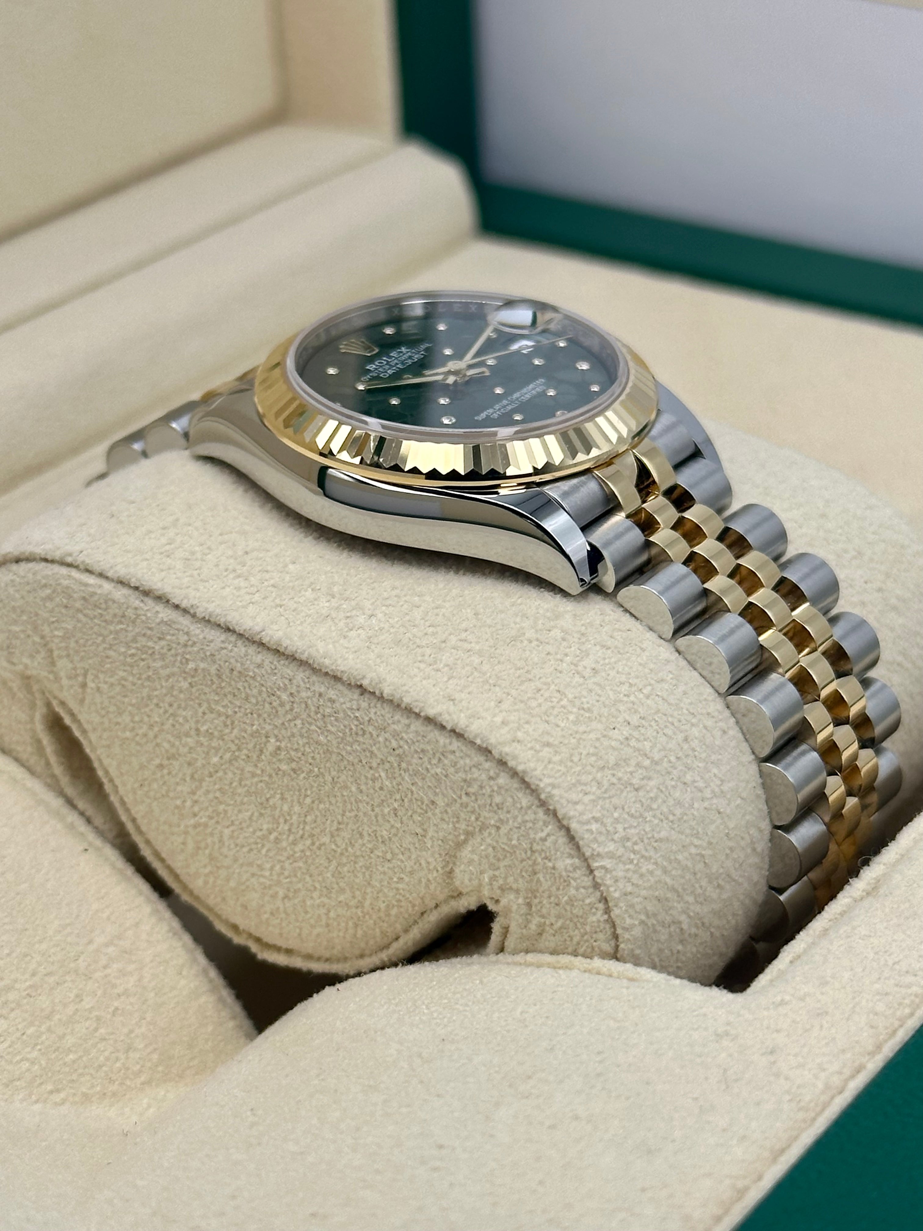 NEW 2024 ロレックス レディデイトジャスト 31mm 278273 ツートーンフローラルモチーフダイヤル