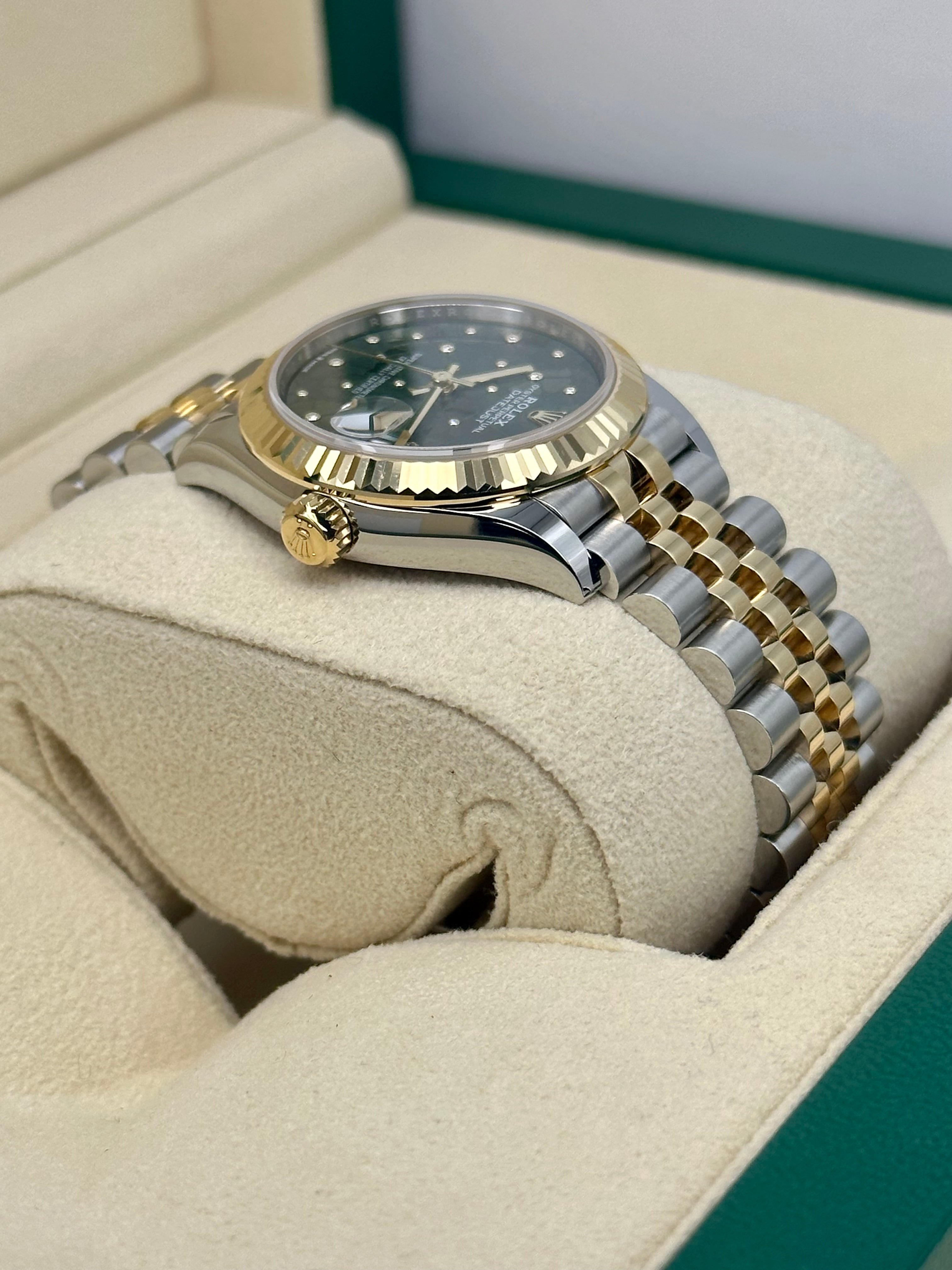 NEW 2024 ロレックス レディデイトジャスト 31mm 278273 ツートーンフローラルモチーフダイヤル