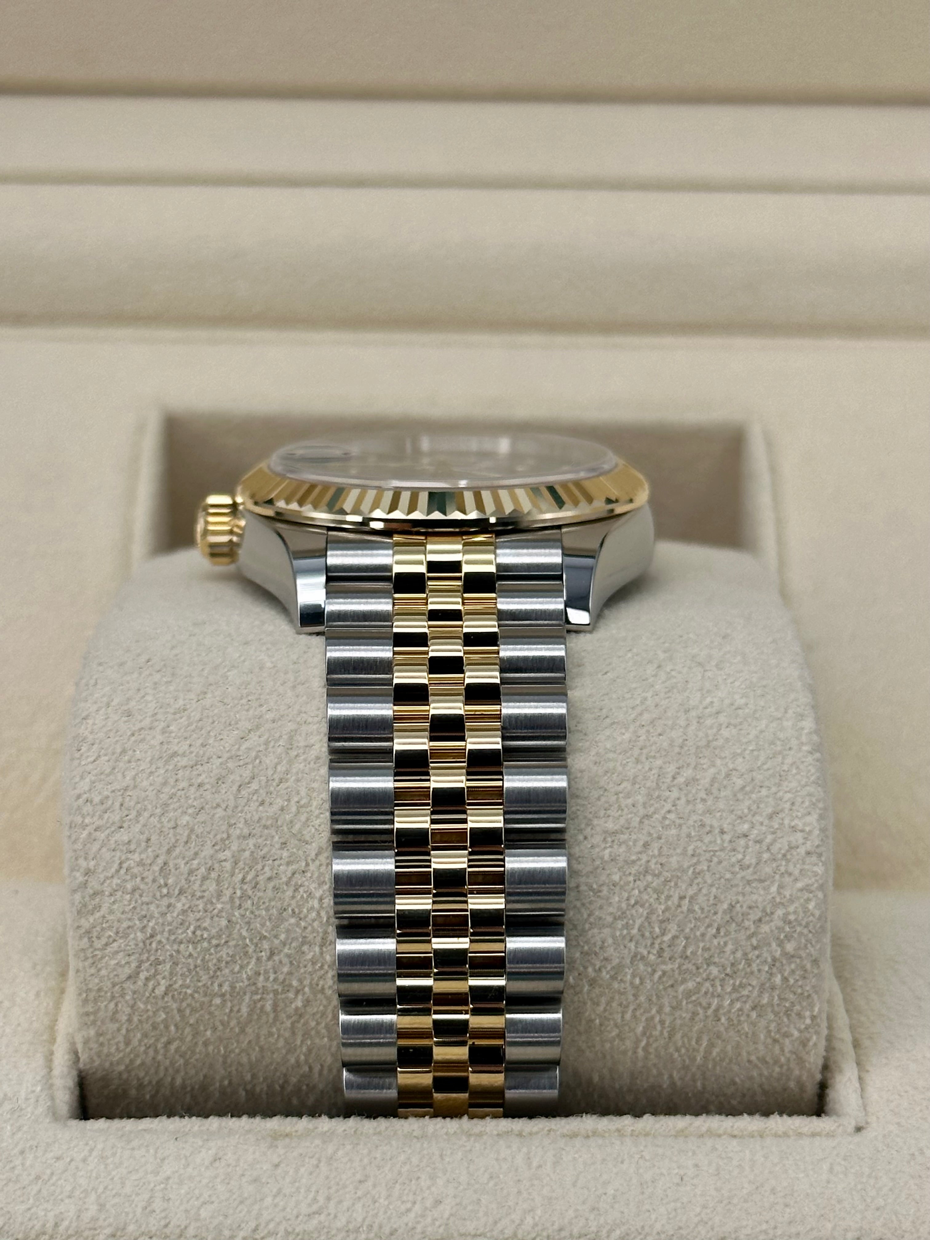 NEW 2024 ロレックス レディデイトジャスト 31mm 278273 ツートーンフローラルモチーフダイヤル