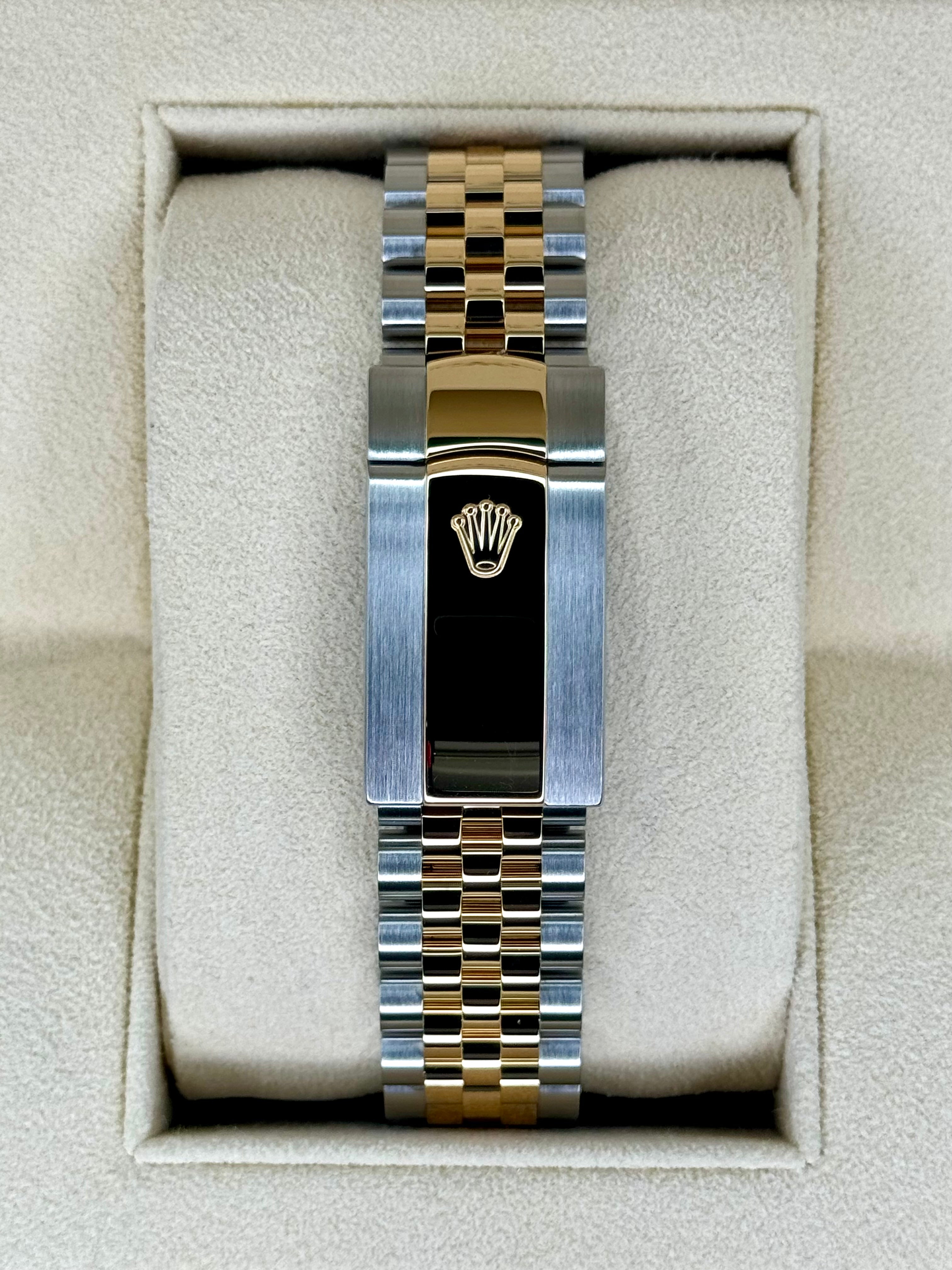 NEW 2024 ロレックスデイトジャスト41ミリメートル126333ツートーンジュビリーウインブルドンダイヤル