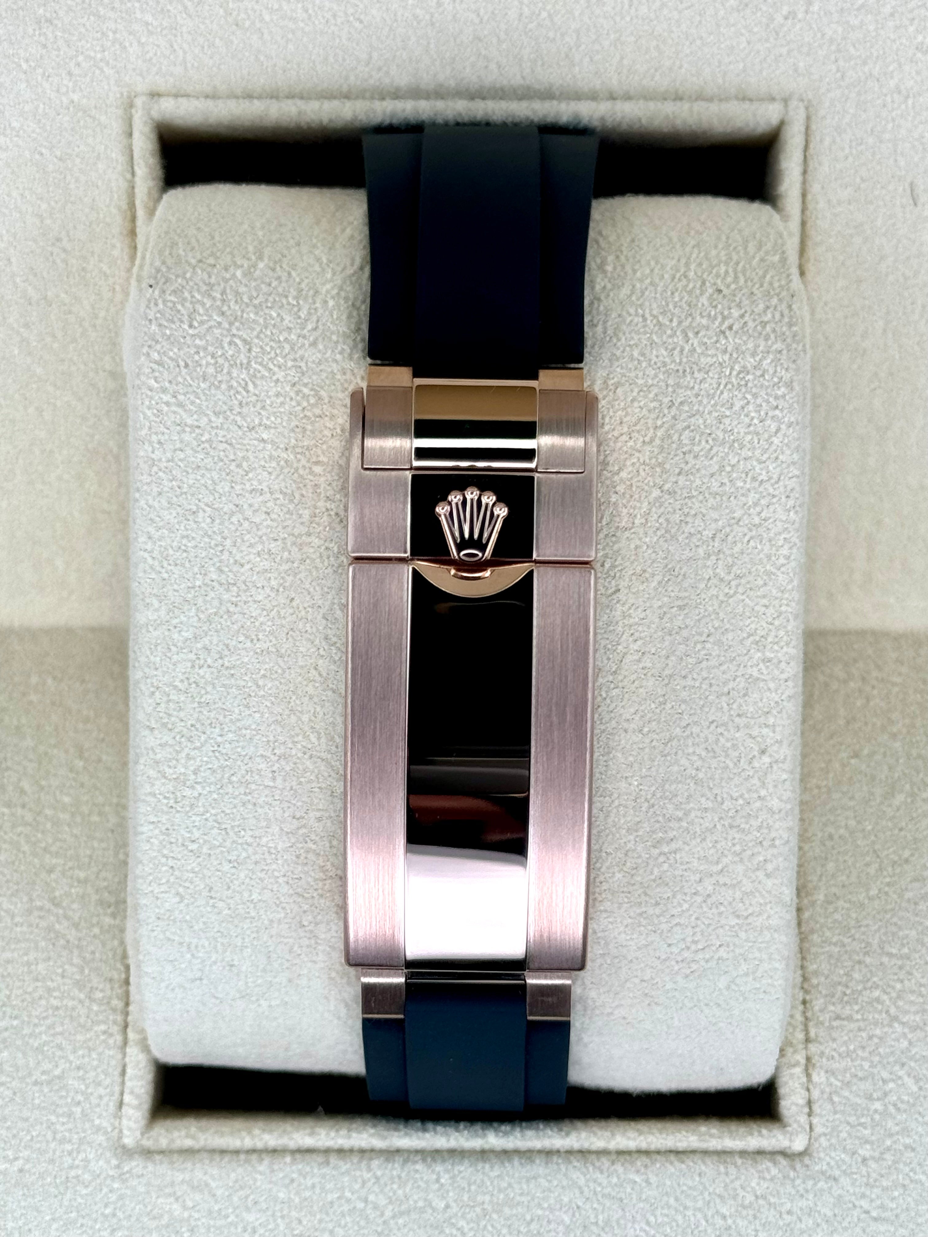 NEW 2024 ロレックスデイトナ40mm 126515LN ローズゴールドオイスターフレックスブラックダイヤル