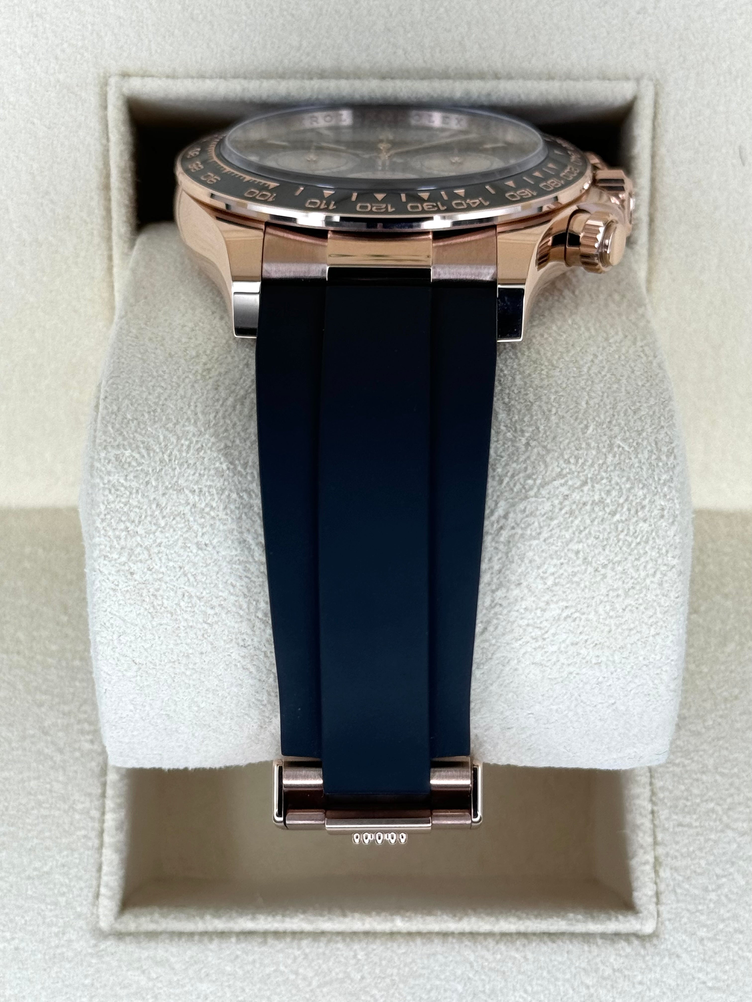 NEW 2024 ロレックスデイトナ40mm 126515LN ローズゴールドオイスターフレックスブラックダイヤル