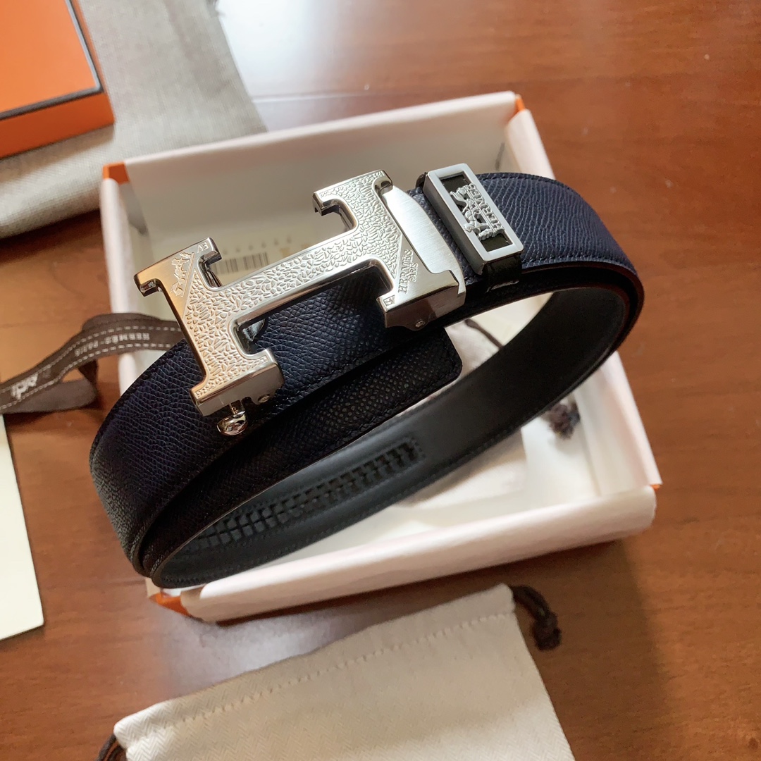 HERMES 両面第一層輸入革