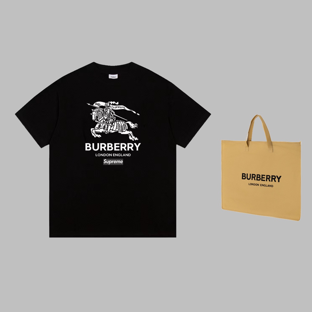 【Burberry】（バーバリー )半袖 男女兼用、ご好評に付き再入荷！