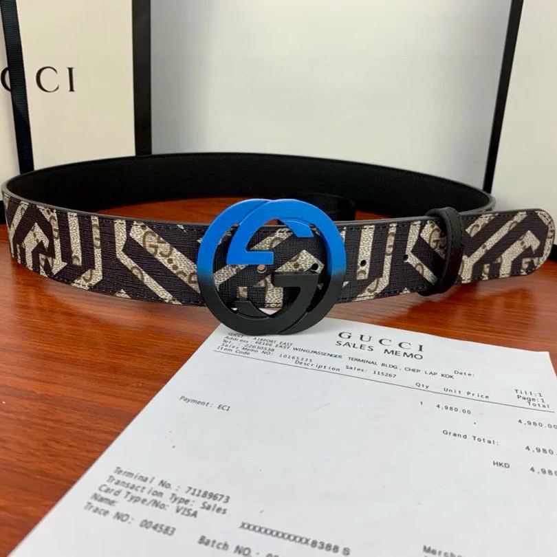 【GUCCI 公式旗艦店】クラシックGファミリーフラワーベルトボディ/初層レザーソール