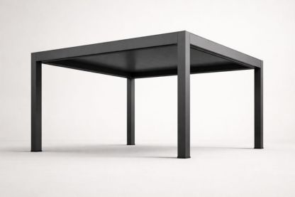 Aluminum Square Outdoor Pergola 300cm x 300cm Black
