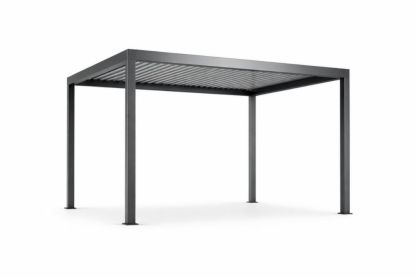 Aluminum Outdoor Pergola Adjustable Roof 300cm x 400cm Gray