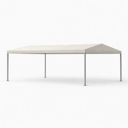 Outdoor Steel Frame Canopy Tent with Polyester Cover 600x300x250cm White