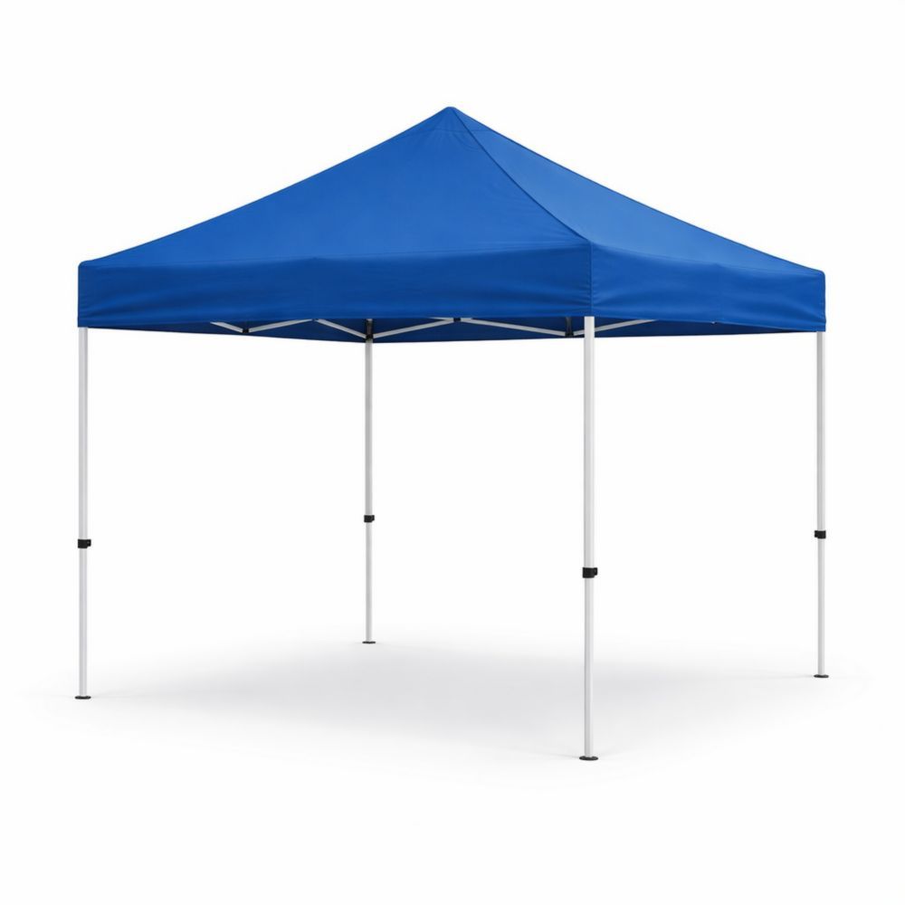 Blue Canopy Tent 3x3m Waterproof Steel Frame