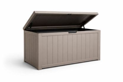 Outdoor Storage Box HDPE Beige 120x58x45 cm-Naturavina