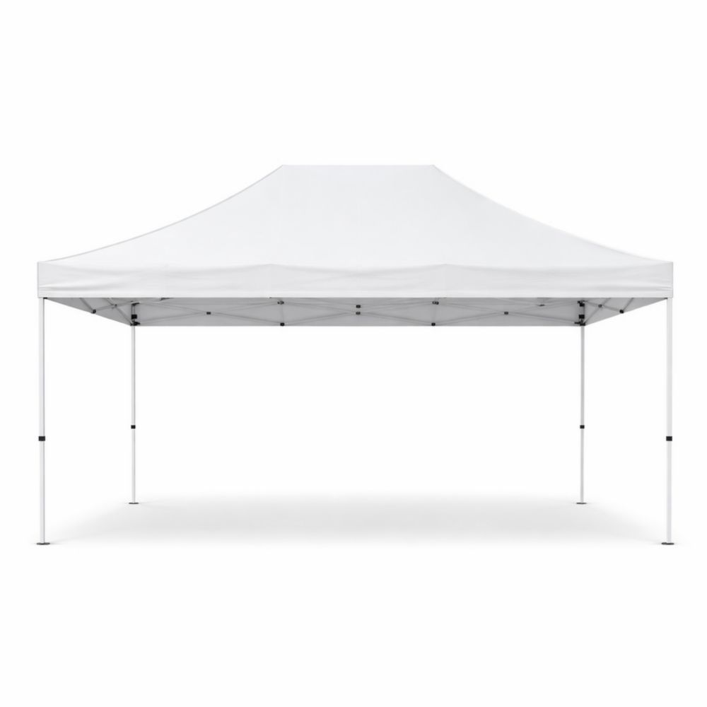 White Pop Up Canopy Tent 3x6m Steel Frame UV Protection