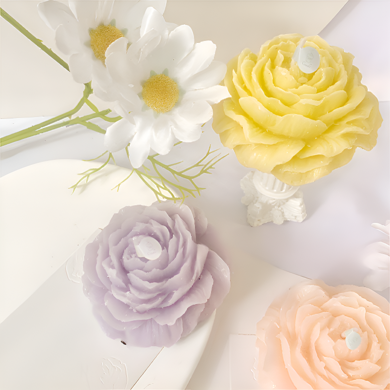 花朵造型香氛蠟燭