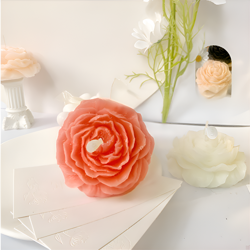 花朵造型香氛蠟燭