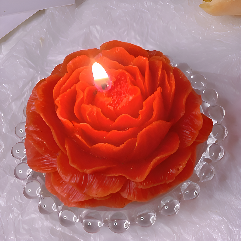 花朵造型香氛蠟燭