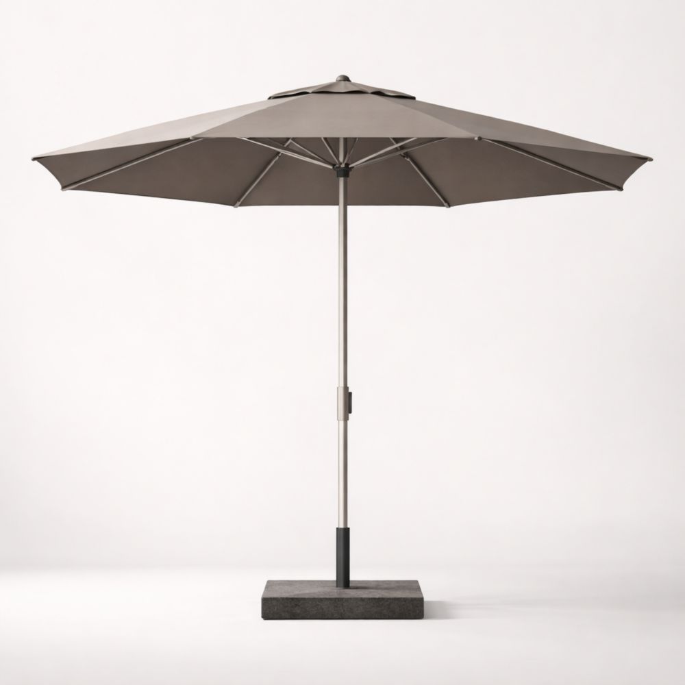 9ft Outdoor Patio Umbrella with Aluminum Pole and Polyester Canopy