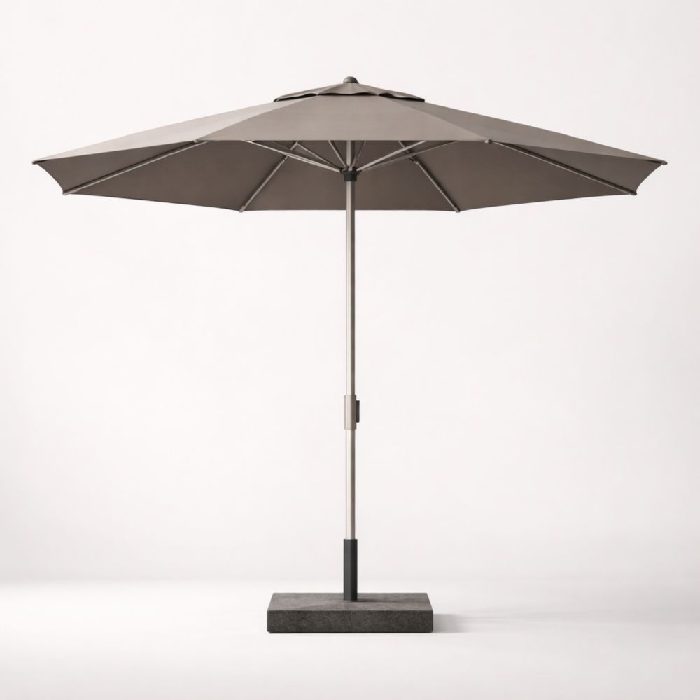9ft Outdoor Patio Umbrella with Aluminum Pole and Polyester Canopy
