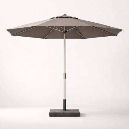 9ft Outdoor Patio Umbrella with Aluminum Pole and Polyester Canopy
