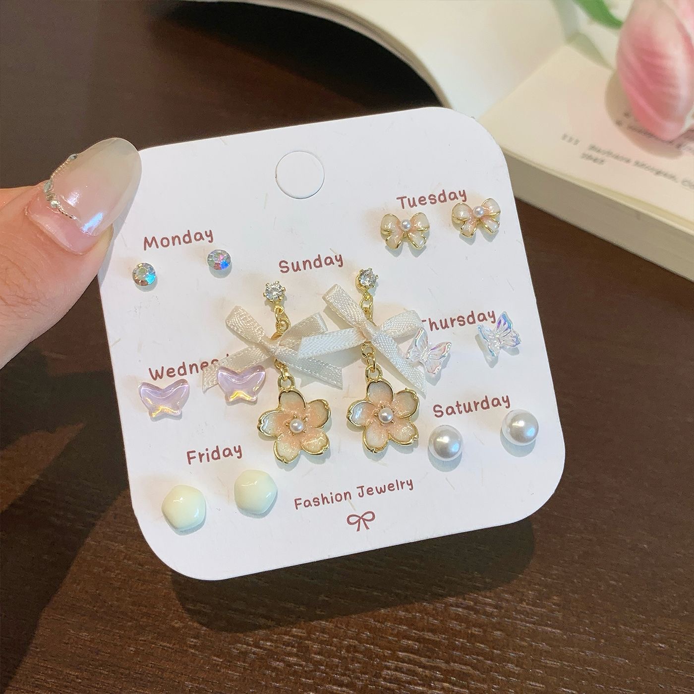 Weekly Earring Set(7 Pairs)