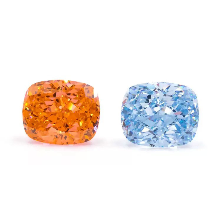 Loose Ice Flower Cut Cubic Zirconia Stones (Price for 10pcs) - Cushion