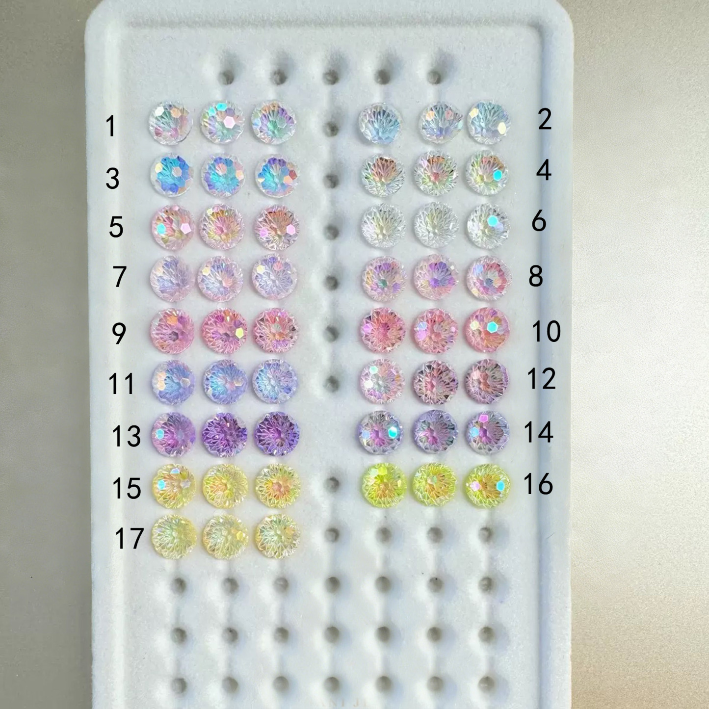 Loose Fireworks Cut Cubic Zirconia Stones