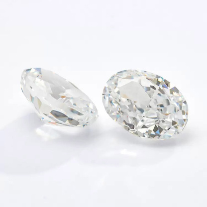 Loose Ice Flower Cut Cubic Zirconia Stones (Price for 10pcs) - Oval