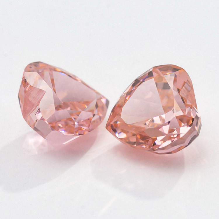 Loose Ice Flower Cut Cubic Zirconia Stones (Price for 10pcs) - Heart