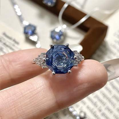 Rose Cut Jewelry Set-Triangle