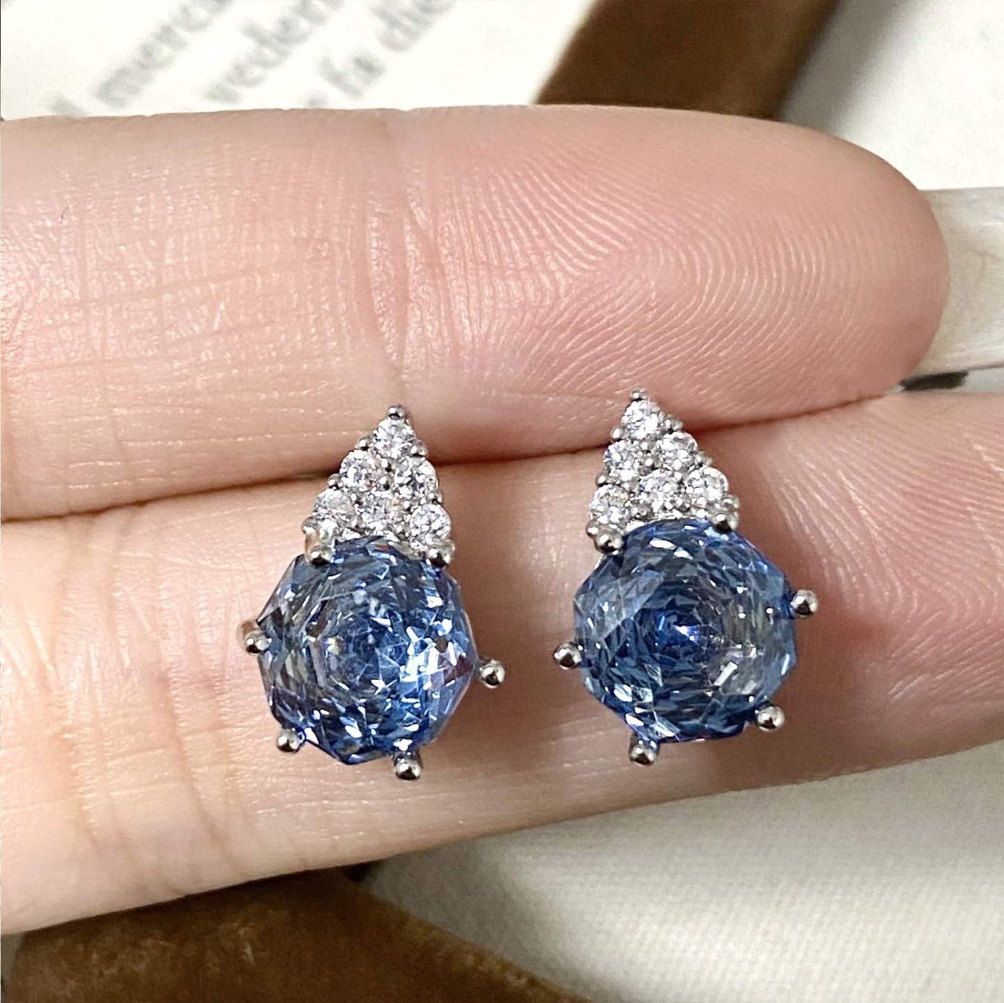 Rose Cut Jewelry Set-Triangle