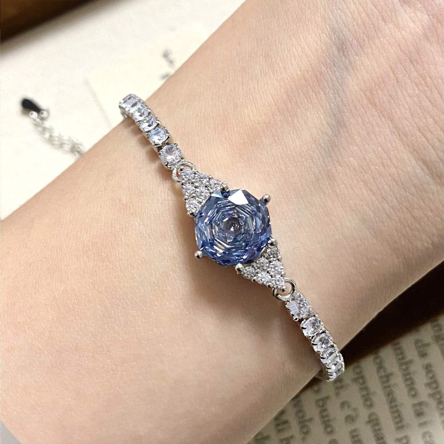 Rose Cut Jewelry Set-Triangle