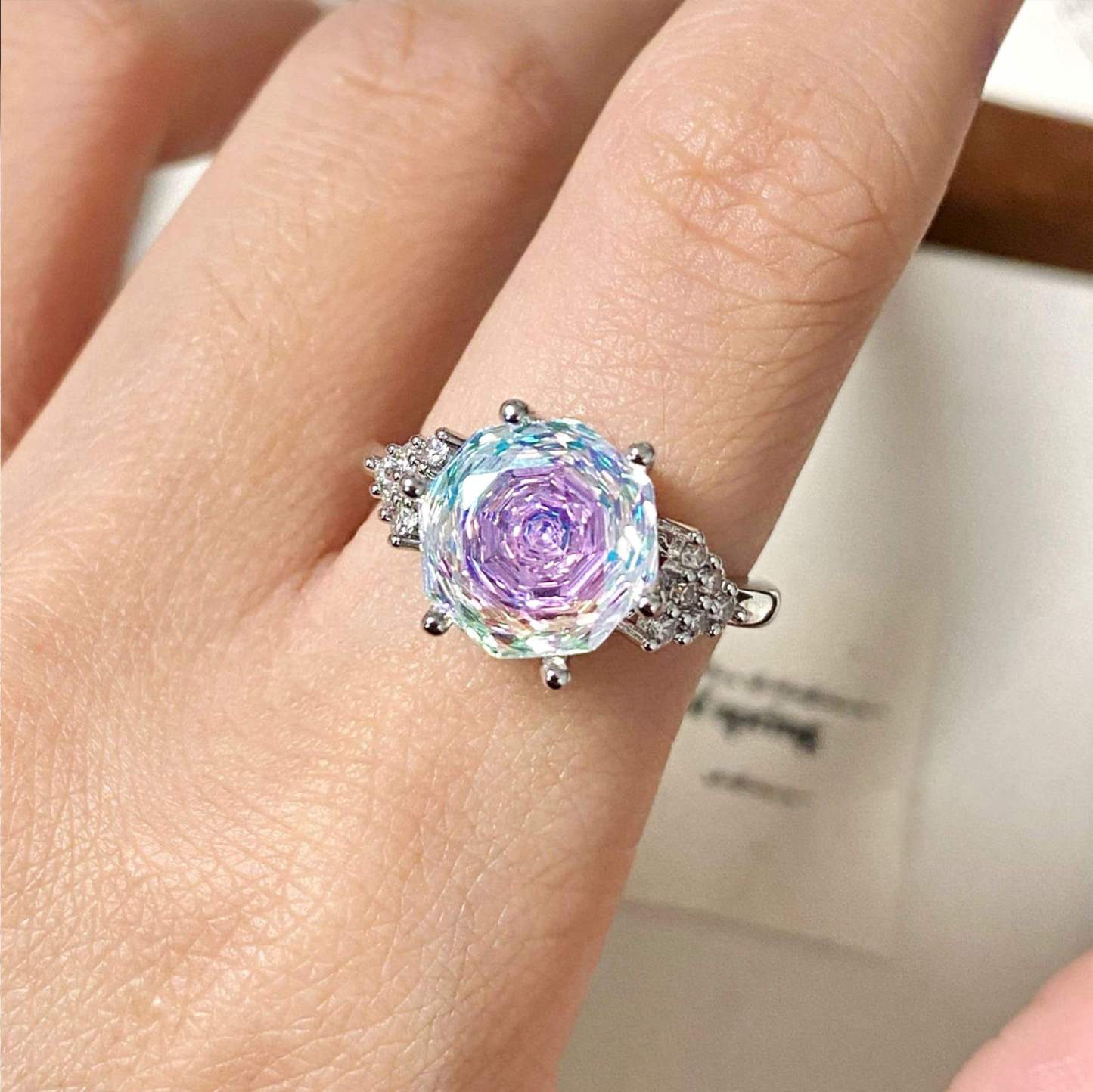 Rose Cut Jewelry Set-Triangle