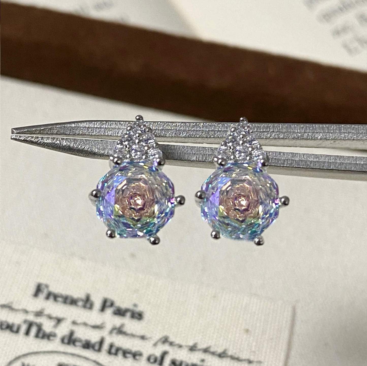 Rose Cut Jewelry Set-Triangle