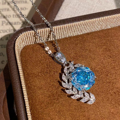 Rose Cut Zirconia Jewelry Set - Floral