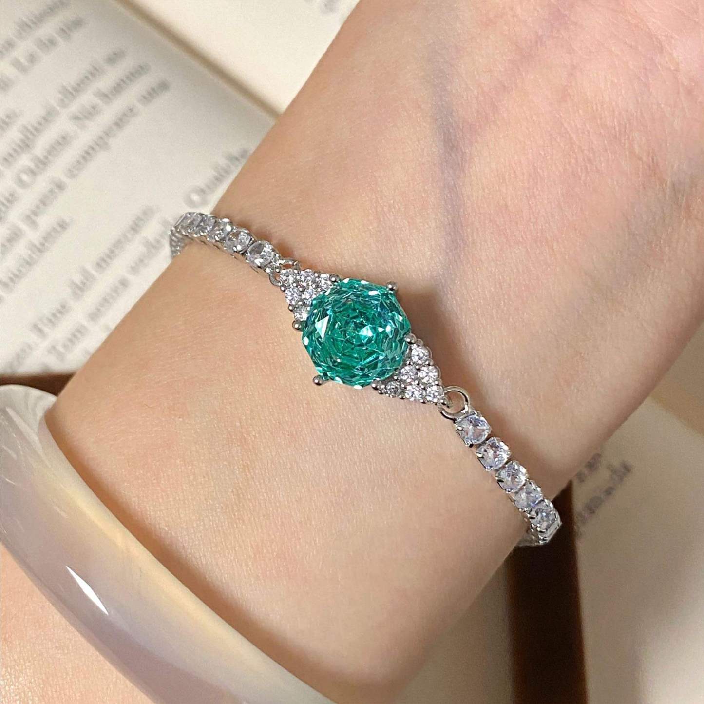 Rose Cut Jewelry Set-Triangle