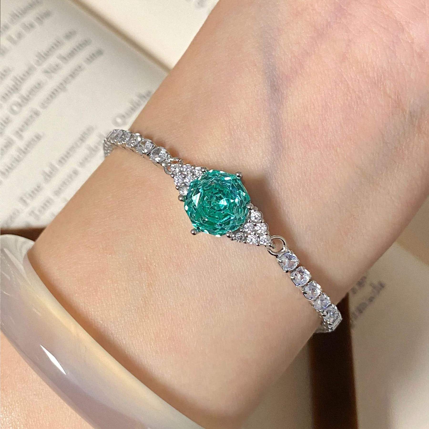 Rose Cut Jewelry Set-Triangle