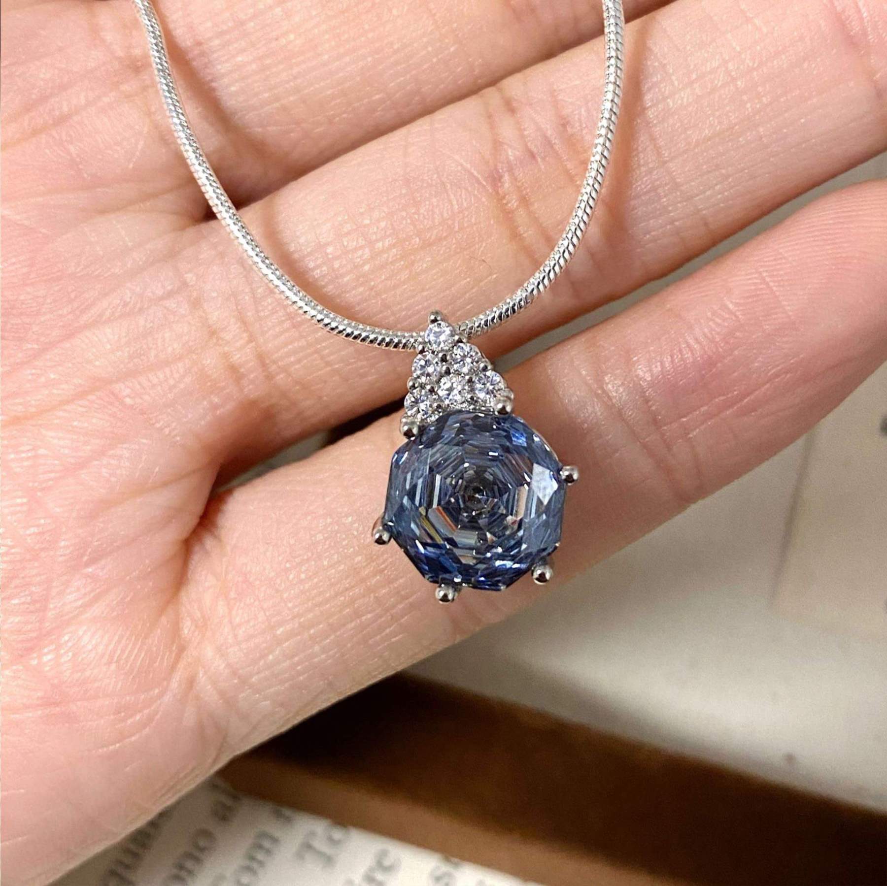 Rose Cut Jewelry Set-Triangle