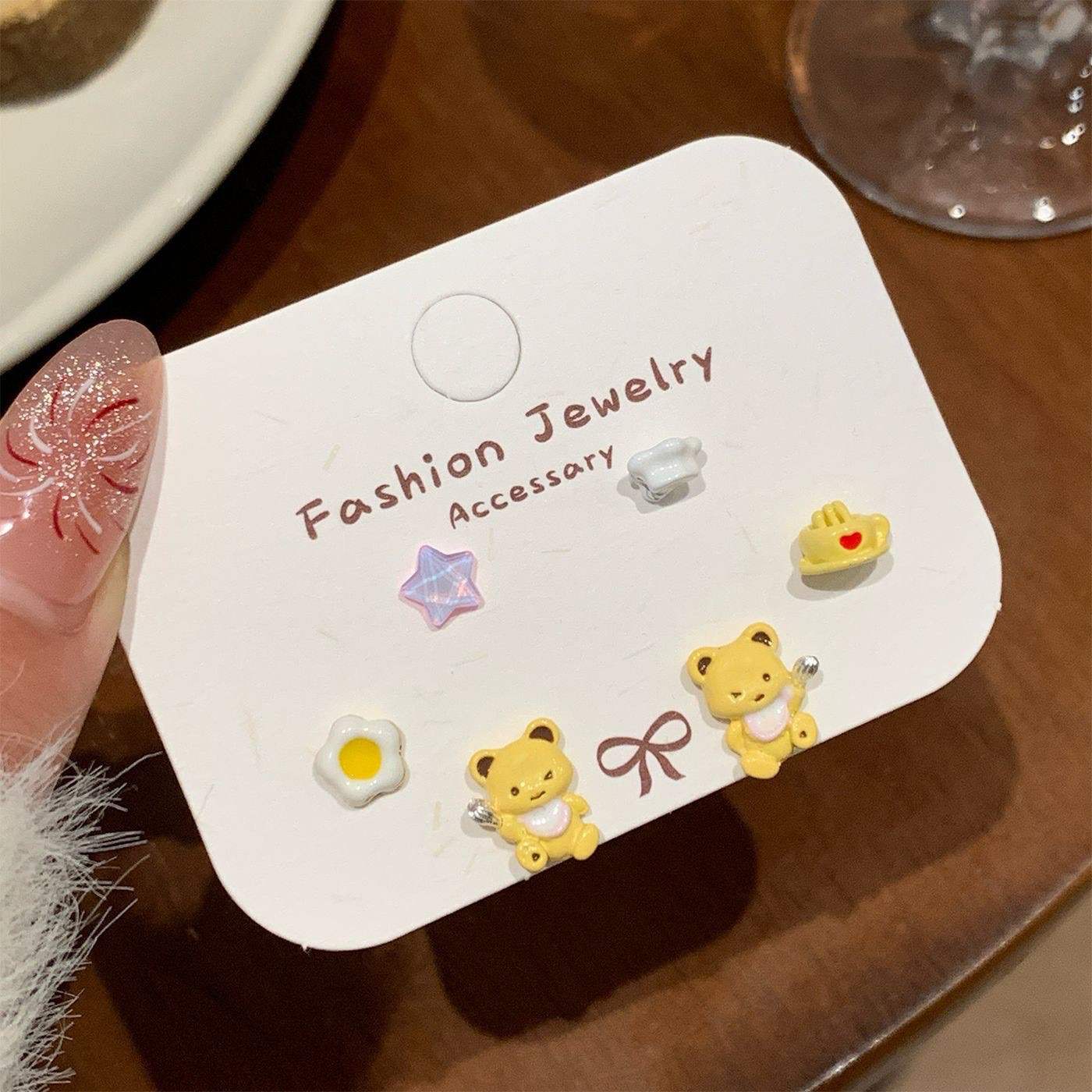 Cute Critters Stud Earrings Set (3 Pairs)