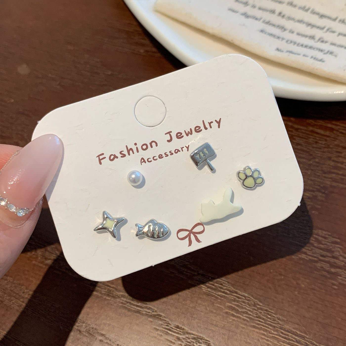 Cute Critters Stud Earrings Set (3 Pairs)